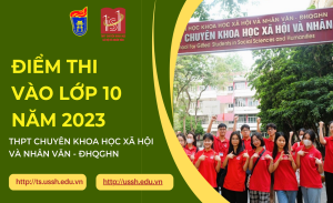 Diem thi vao THPT chuyen KHXHNV 2023