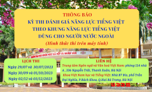 10 trang web cá cược bóng đá hàng đầu về Kỳ thi Đánh giá năng lực Tiếng Việt theo khung năng lực Tiếng Việt dùng cho người nước ngoài năm 2023