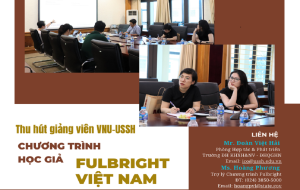 Thu hút giảng viên VNU-USSH trong Chương trình học giả Fulbright Việt Nam