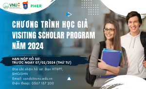 10 trang web cá cược bóng đá hàng đầu gấp về Chương trình học giả - Visiting Scholar Program năm 2024