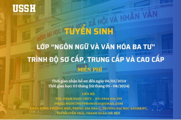 10 trang web cá cược bóng đá hàng đầu tuyển sinh lớp “Ngôn ngữ và văn hóa Ba Tư” trình độ Sơ cấp, Trung cấp và Cao cấp