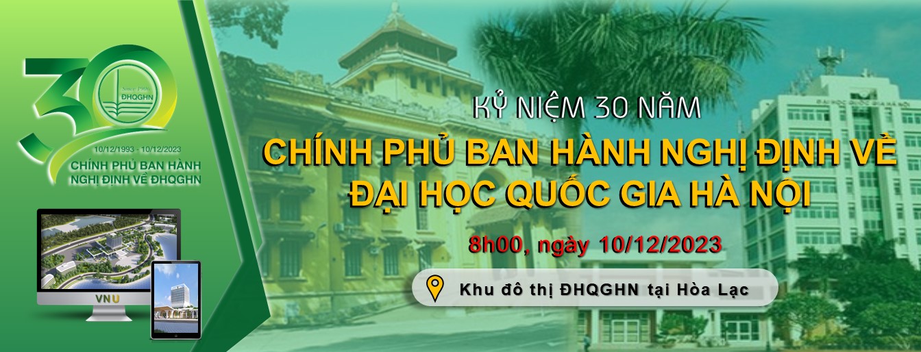 Kỷ niệm 30 chính phủ ban hành nghị định về ĐHQGHN