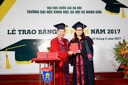 Trao bằng Cử nhân năm 2017