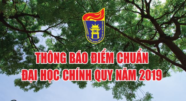 ĐIỂM CHUẨN ĐẠI HỌC CHÍNH QUY NĂM 2019