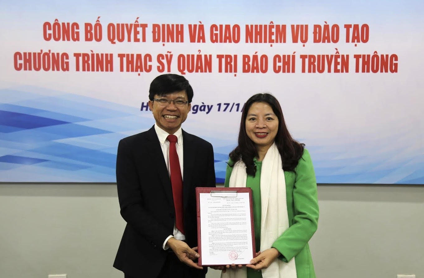 Tuyển sinh Lớp bổ túc kiến thức dự thi Sau đại học  chuyên ngành Quản trị Báo chí truyền thông