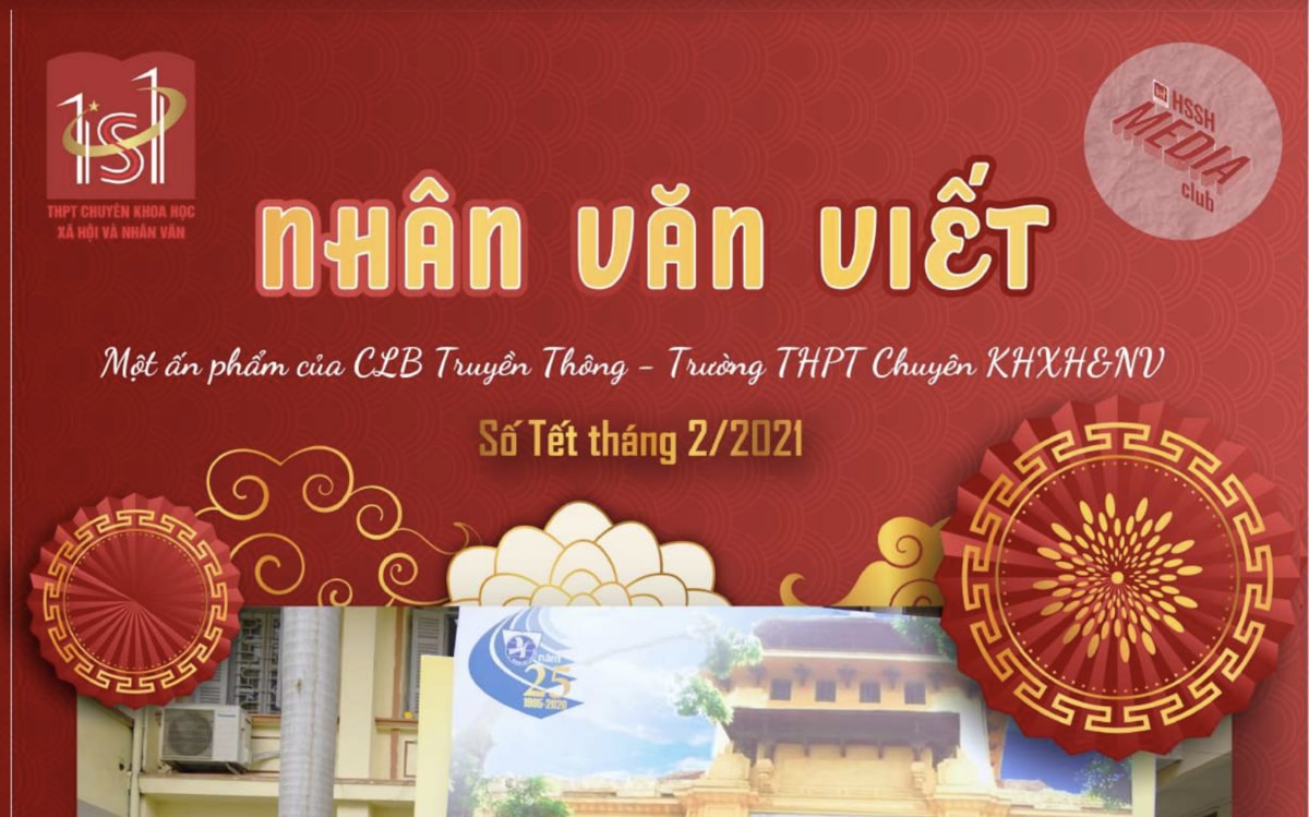 Nhân Văn Viết - tập san Tết đầy màu sắc của học sinh Trường THPT chuyên KHXH&NV